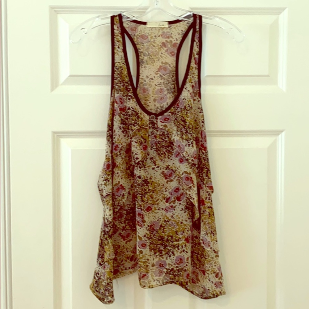 Floral tank — casual or dressy!